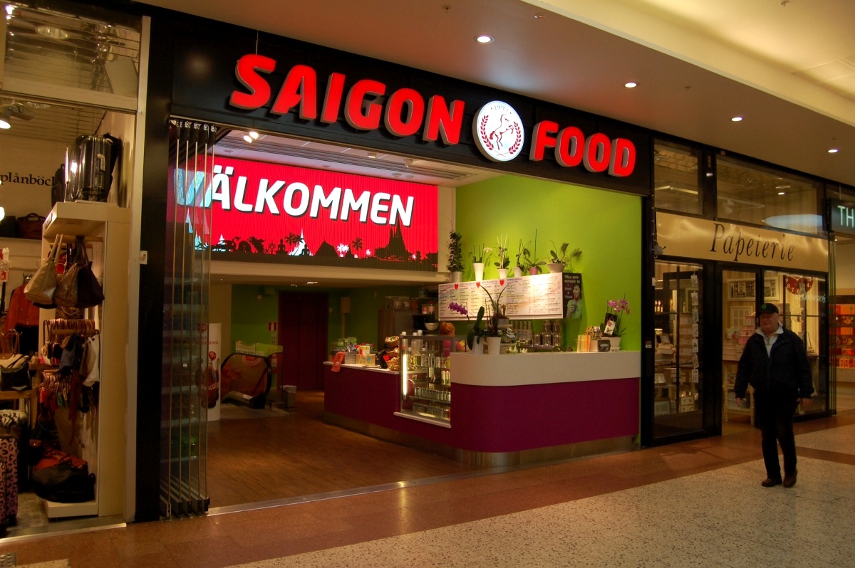 Ingång till SAIGON FOOD