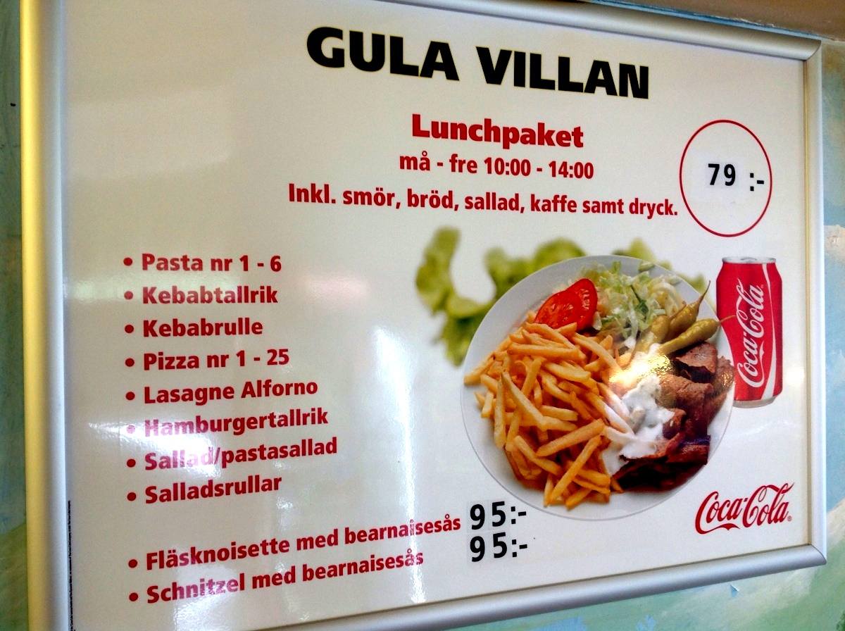 Pizzeria Gula Villan Tumba A la carte Stockholm Pizza PIZZAKARTAN.SE » Pizzeria Tre Kronor » Vesuvio